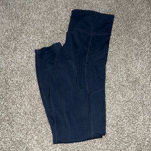 Athleta navy capri leggings